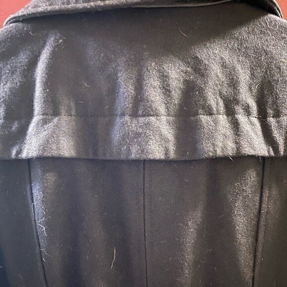 Nicole Miller Black Pea Coat – Timeless Elegance (Large) - Picture 7 of 7